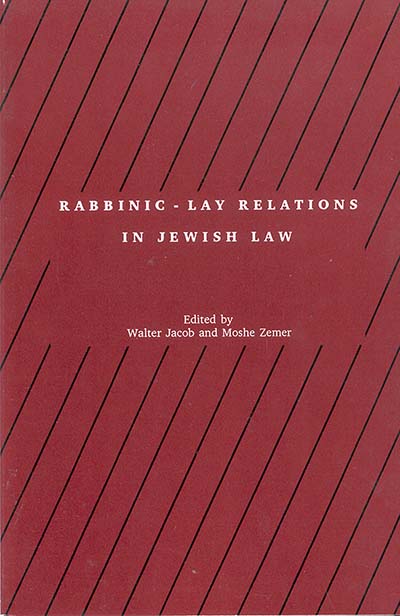 Rabbinic - Lay Relations in Jewish Law